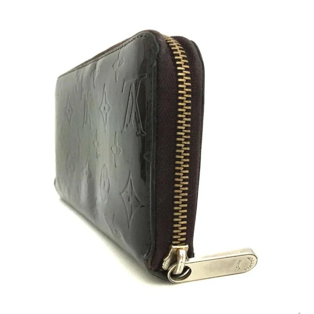Louis Vuitton Wallet Long Patent Zippy Zip Around Enamel Leather Verni - Picture 3 of 8